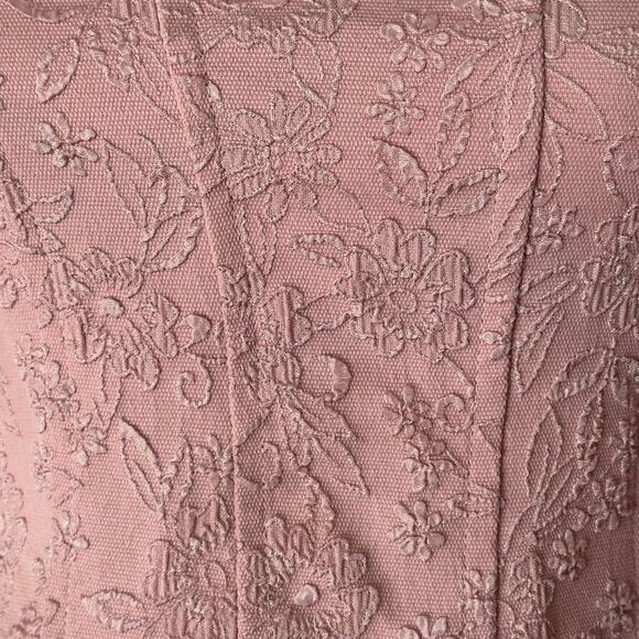 TRIXXI Blush Pink Floral Jacquard Corset Mini Dress - Picture 4 of 11